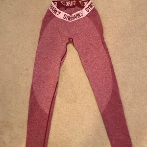 Beet Red Gymshark Flex Leggings